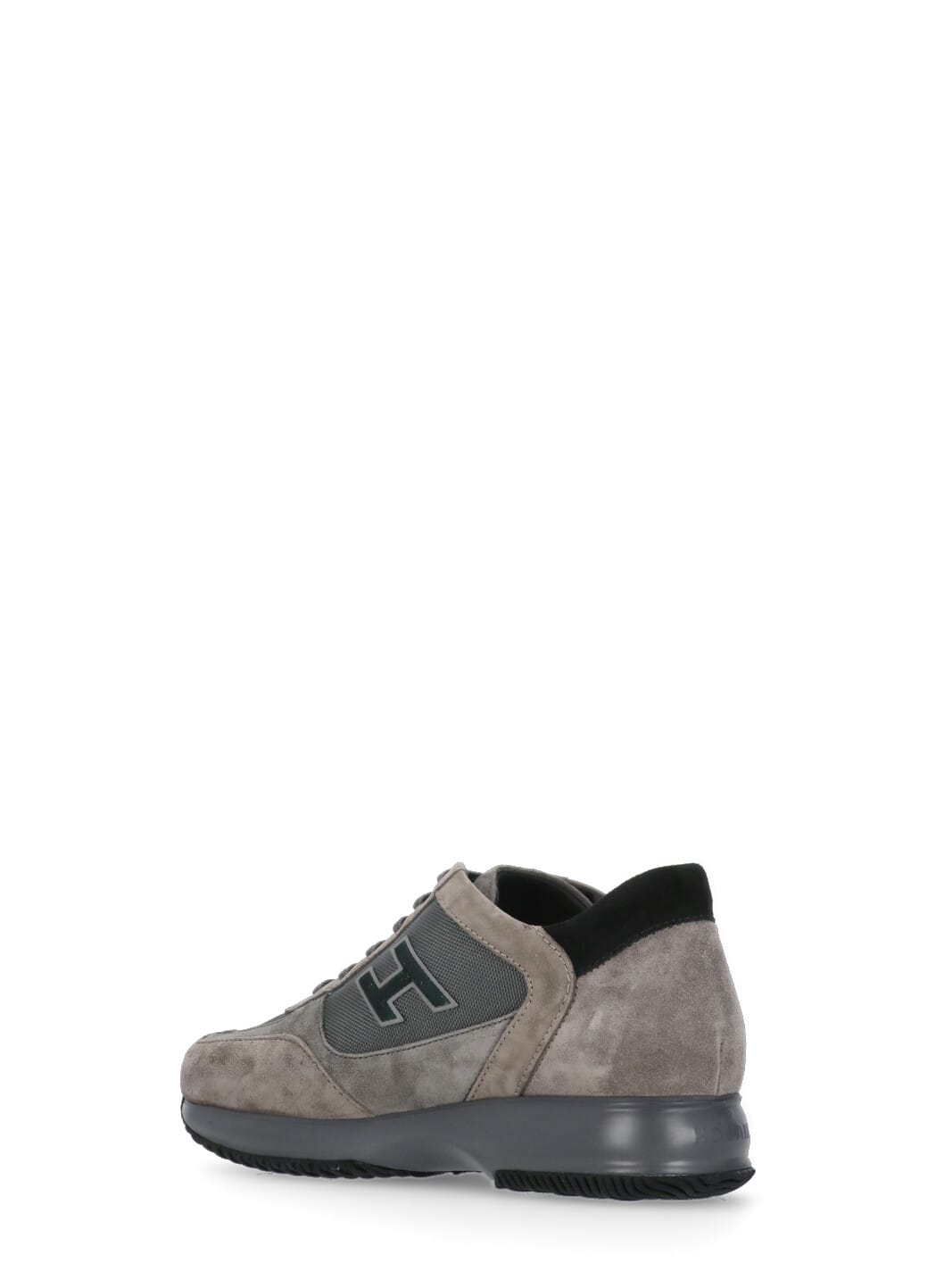 Shop Hogan Interactive Flock Sneakers In Brown