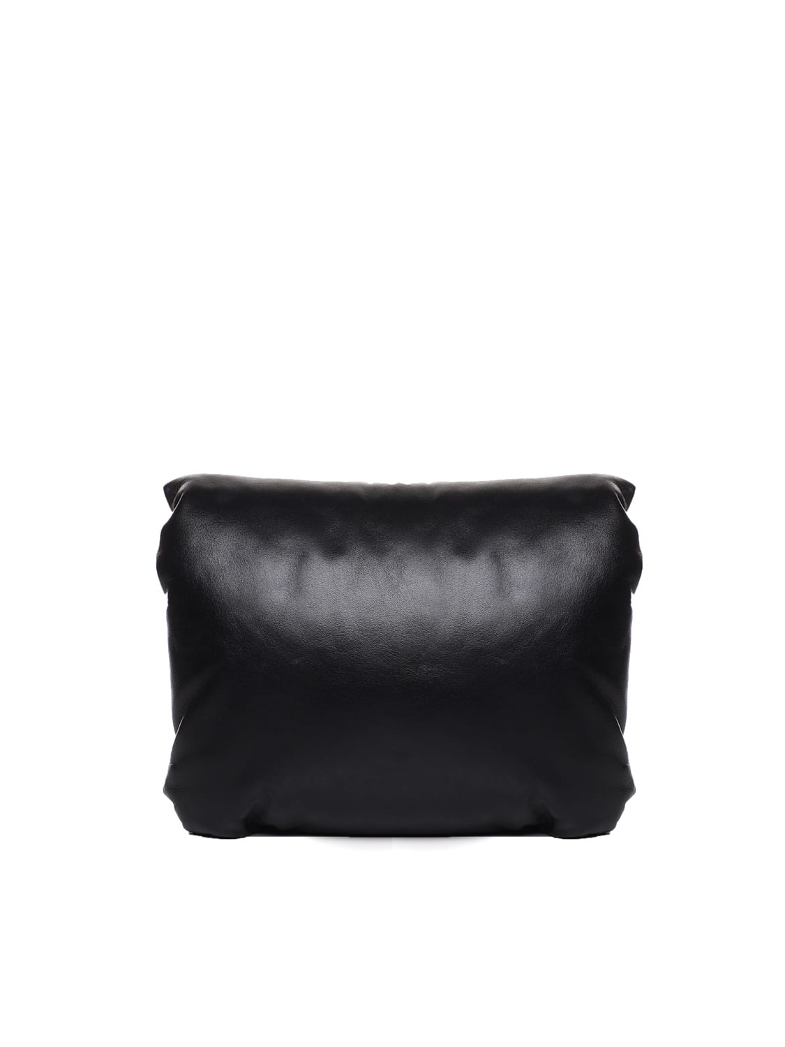 Shop Loewe Puffer Goya Bag In Shiny Nappa Lambskin In Black