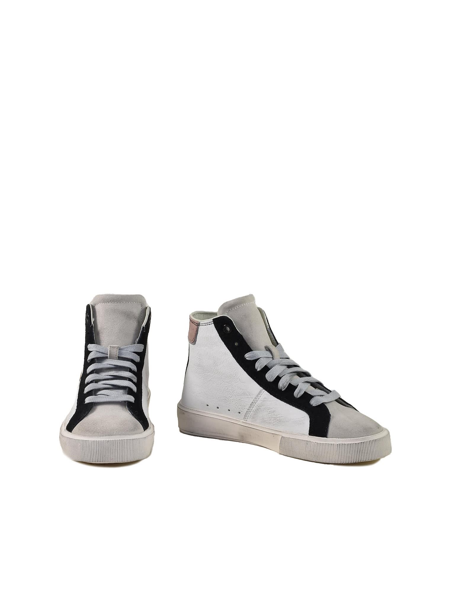 Diesel Womens White / Gray Sneakers