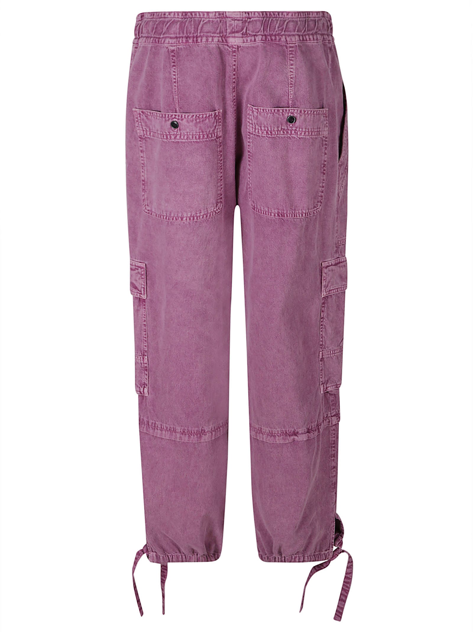 Shop Marant Etoile Ivy Cargo Pants In Pink