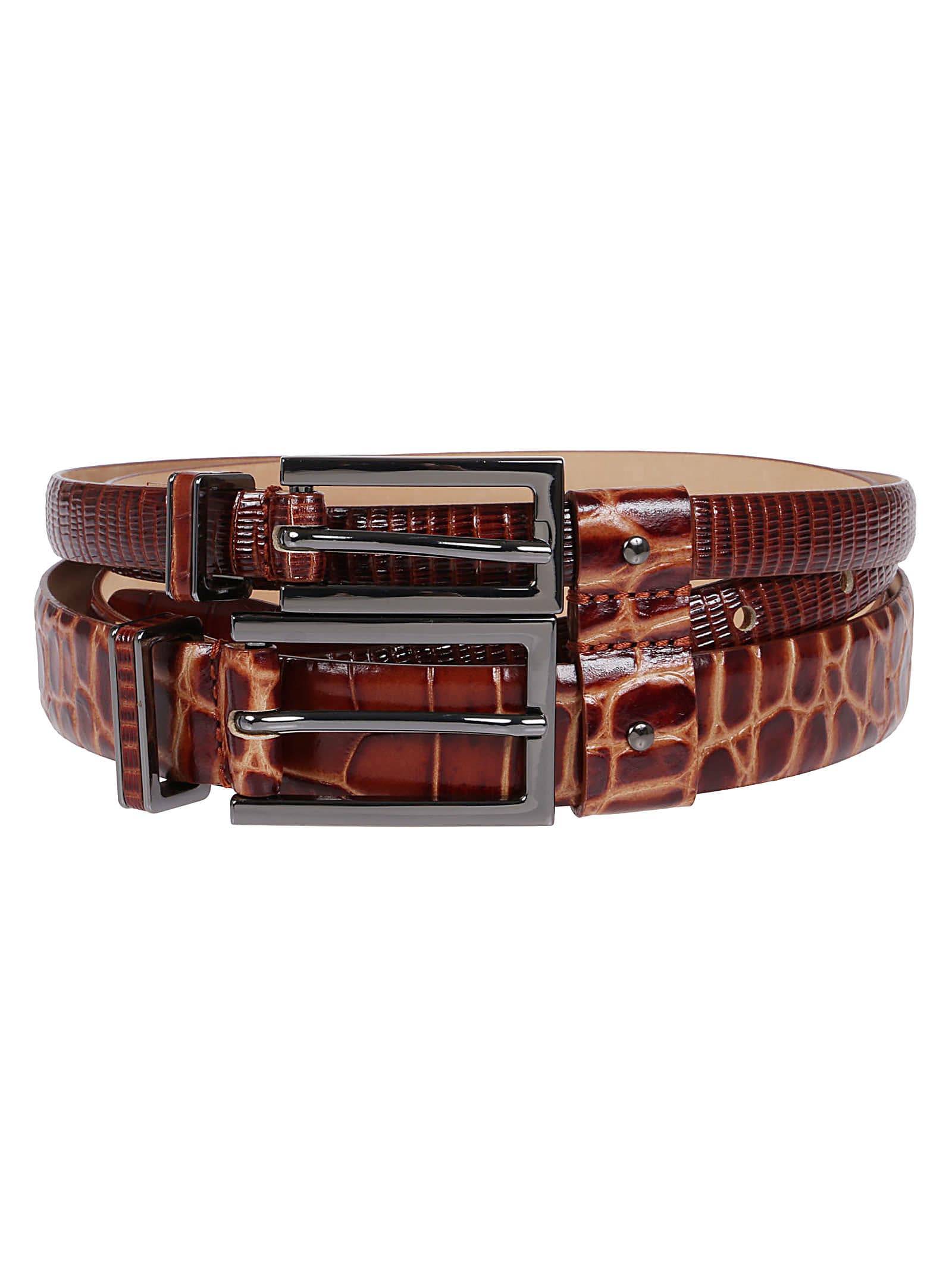 Max Mara Brown Leather Belt