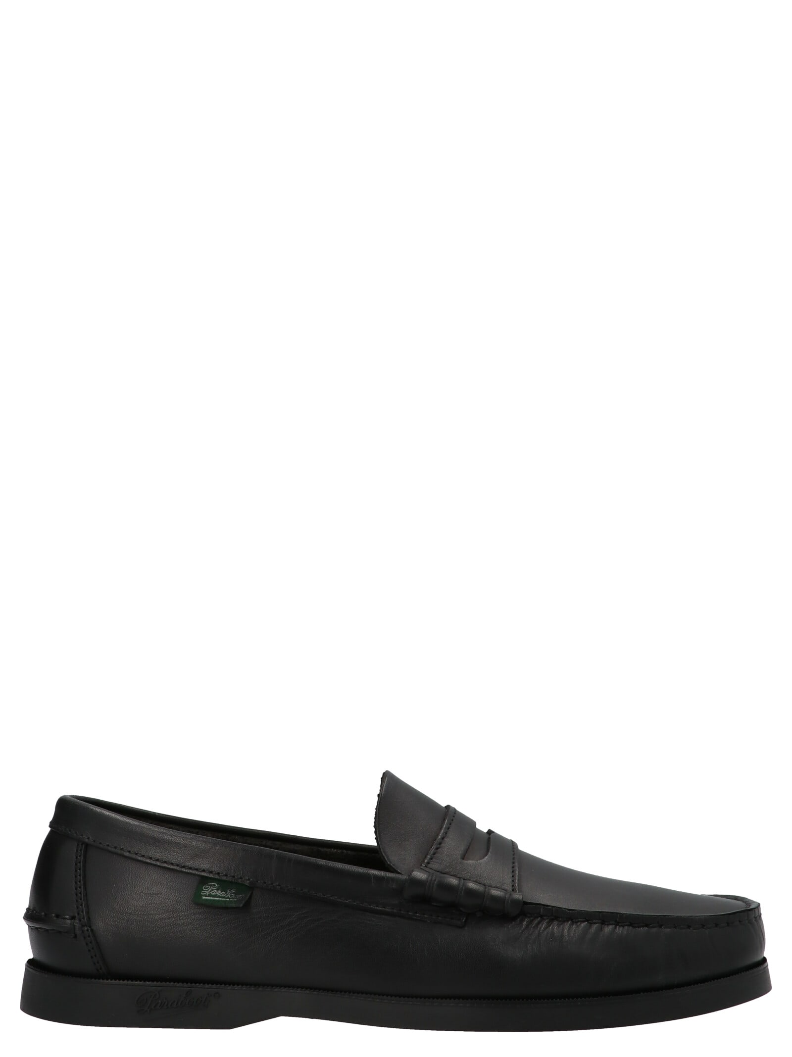 Shop Paraboot Coreaux Loafers In Black