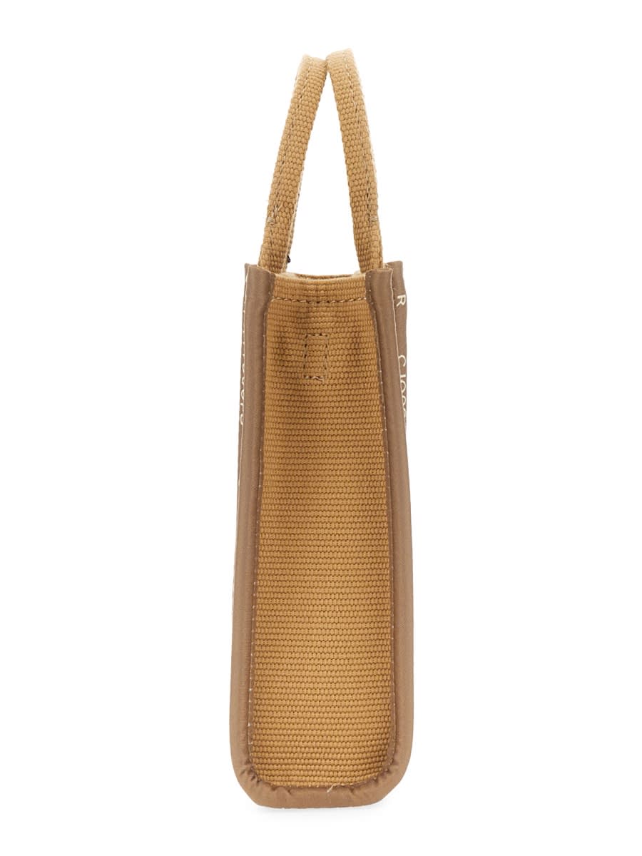 Shop Marc Jacobs The Tote Mini Bag In Beige