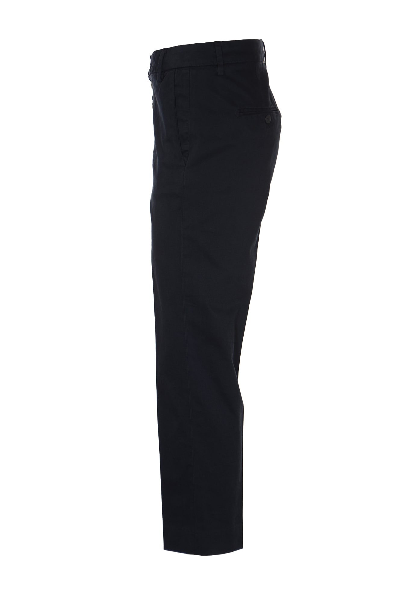 Shop Dondup Nima Trousers In Black