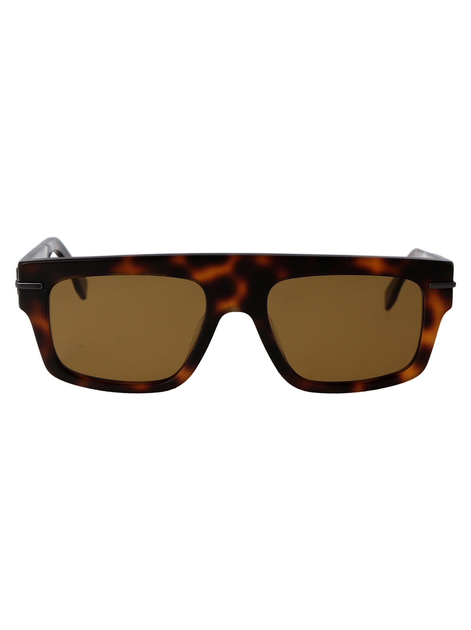 Fendi Graphy Sunglasses In Brown