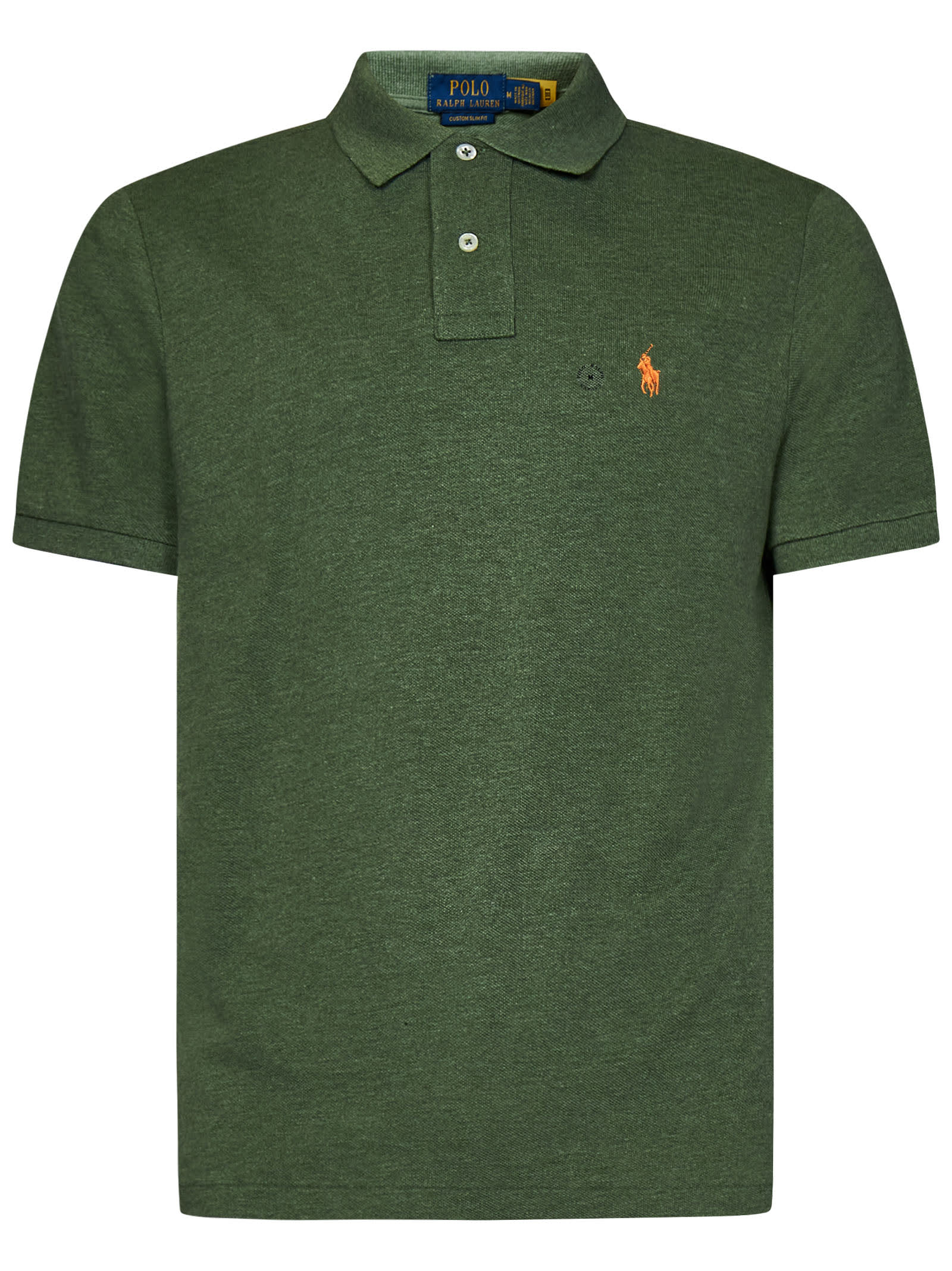 Shop Polo Ralph Lauren Polo Shirt In Green