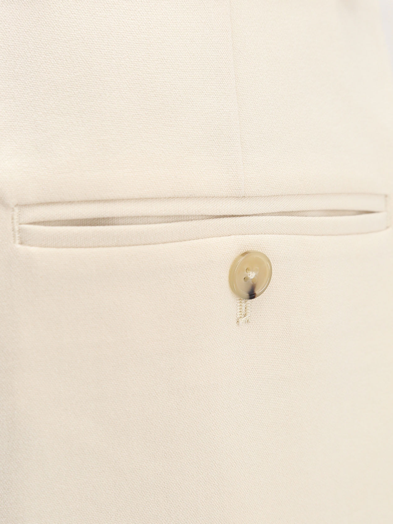 Shop Totême Trouser In White