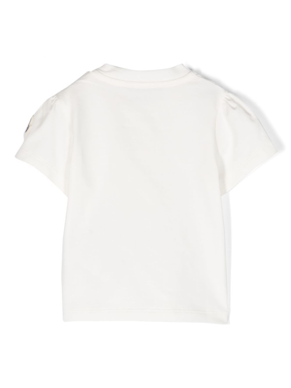 Shop Moncler Short Sleeves T-shirt In Grey