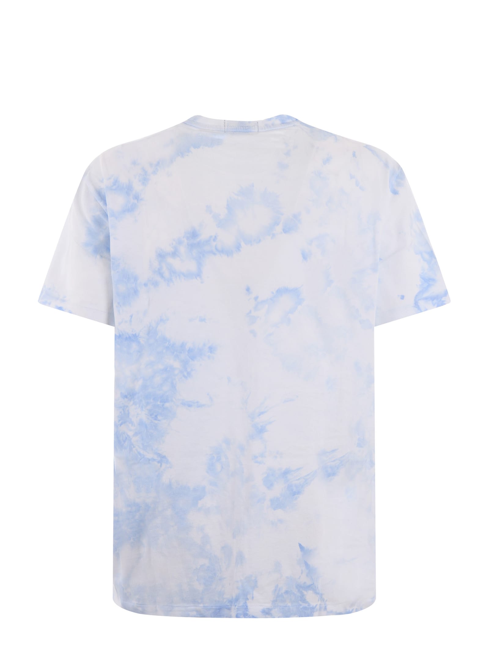 Shop Polo Ralph Lauren T-shirt In Bianco/azzurro