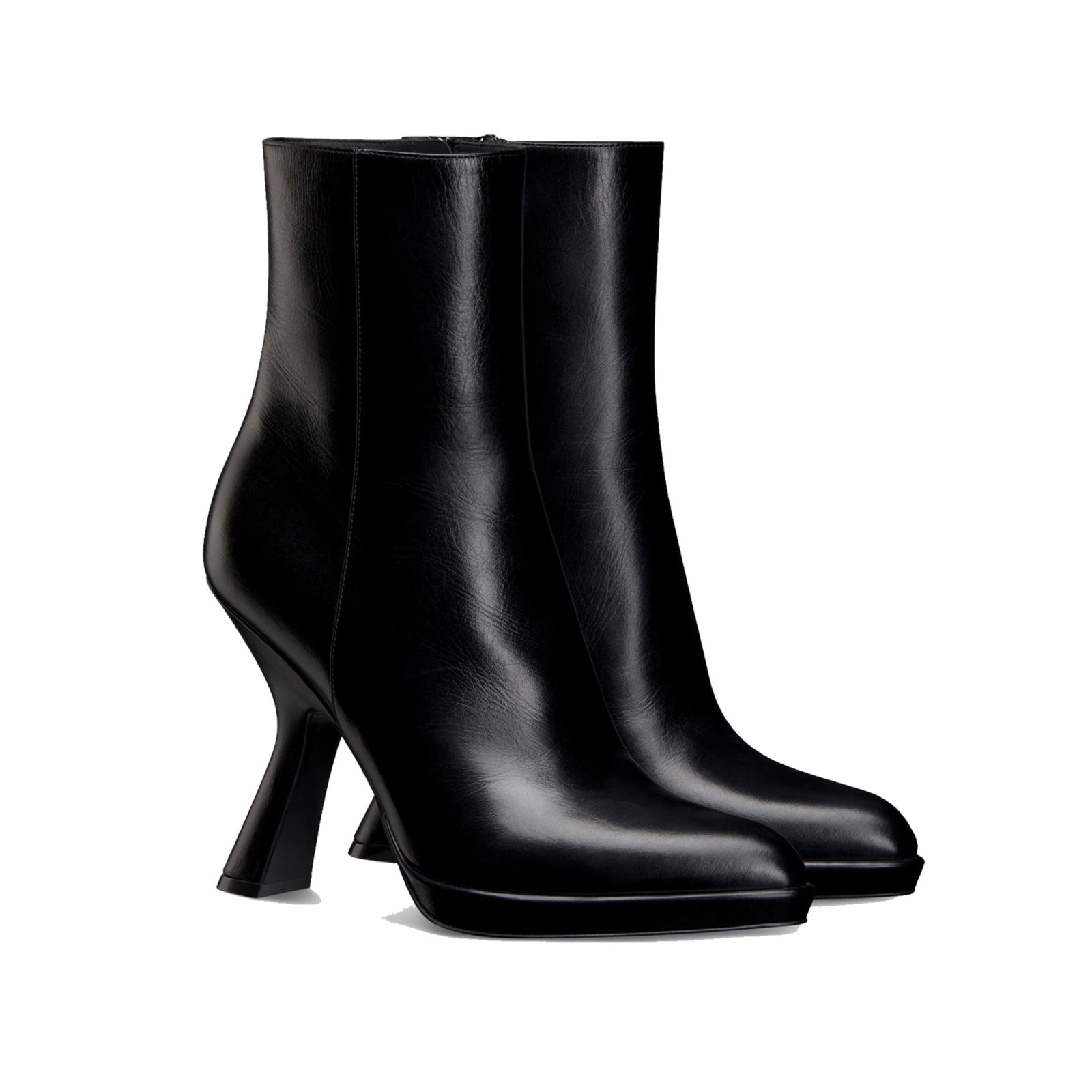 Shop Dior D-fiction Ankle Boots In Black