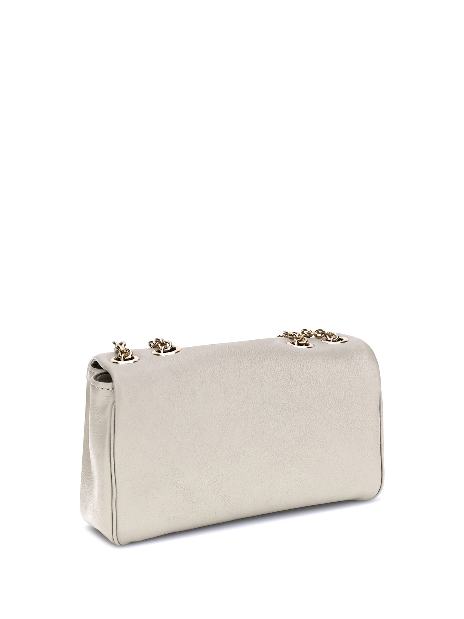 Chloé Leather Chain Strap Shoulder Bag In Brown