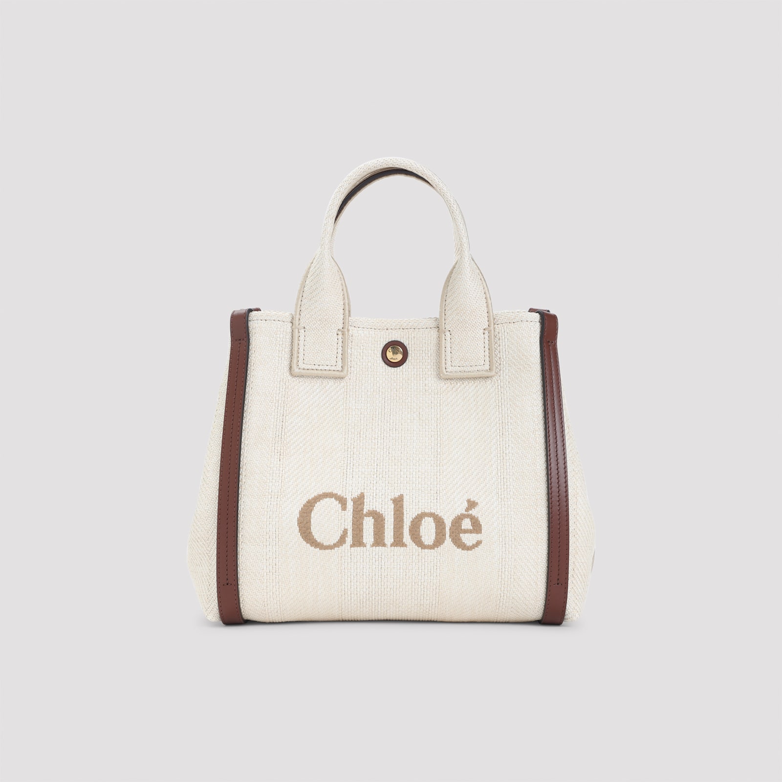Chloé Tote Bag With Contrast Trim And Handles