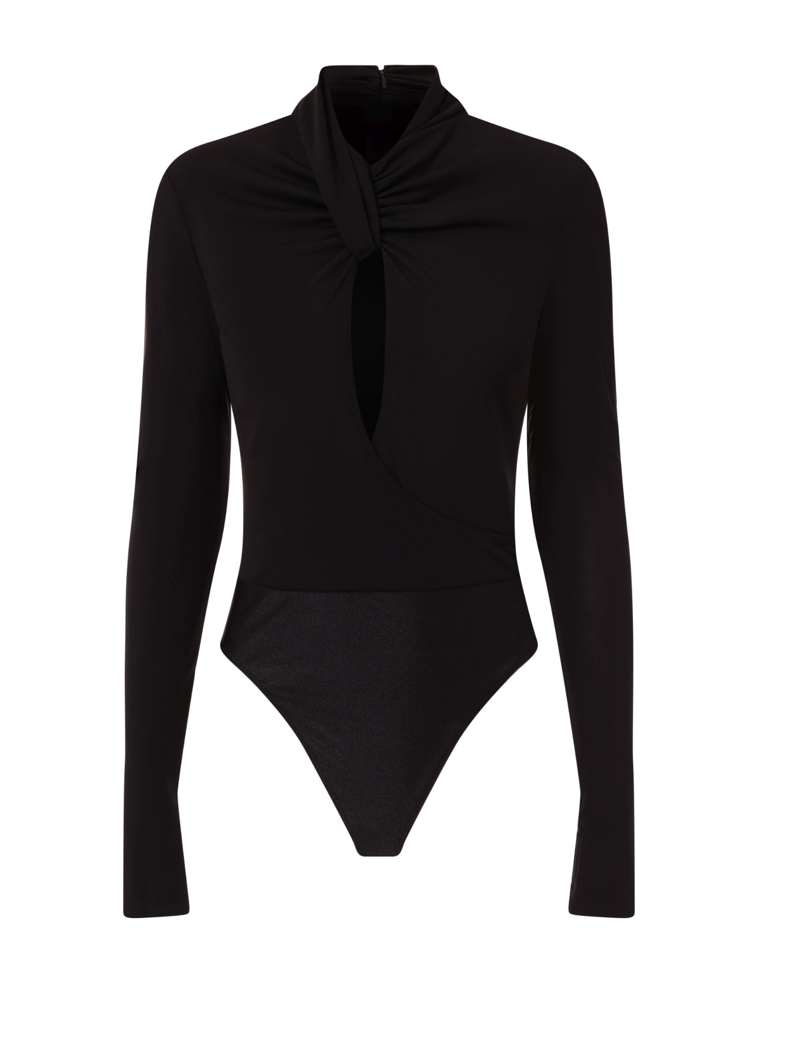 Roberto Cavalli Just Cavalli Body With Long Sleeves In Black