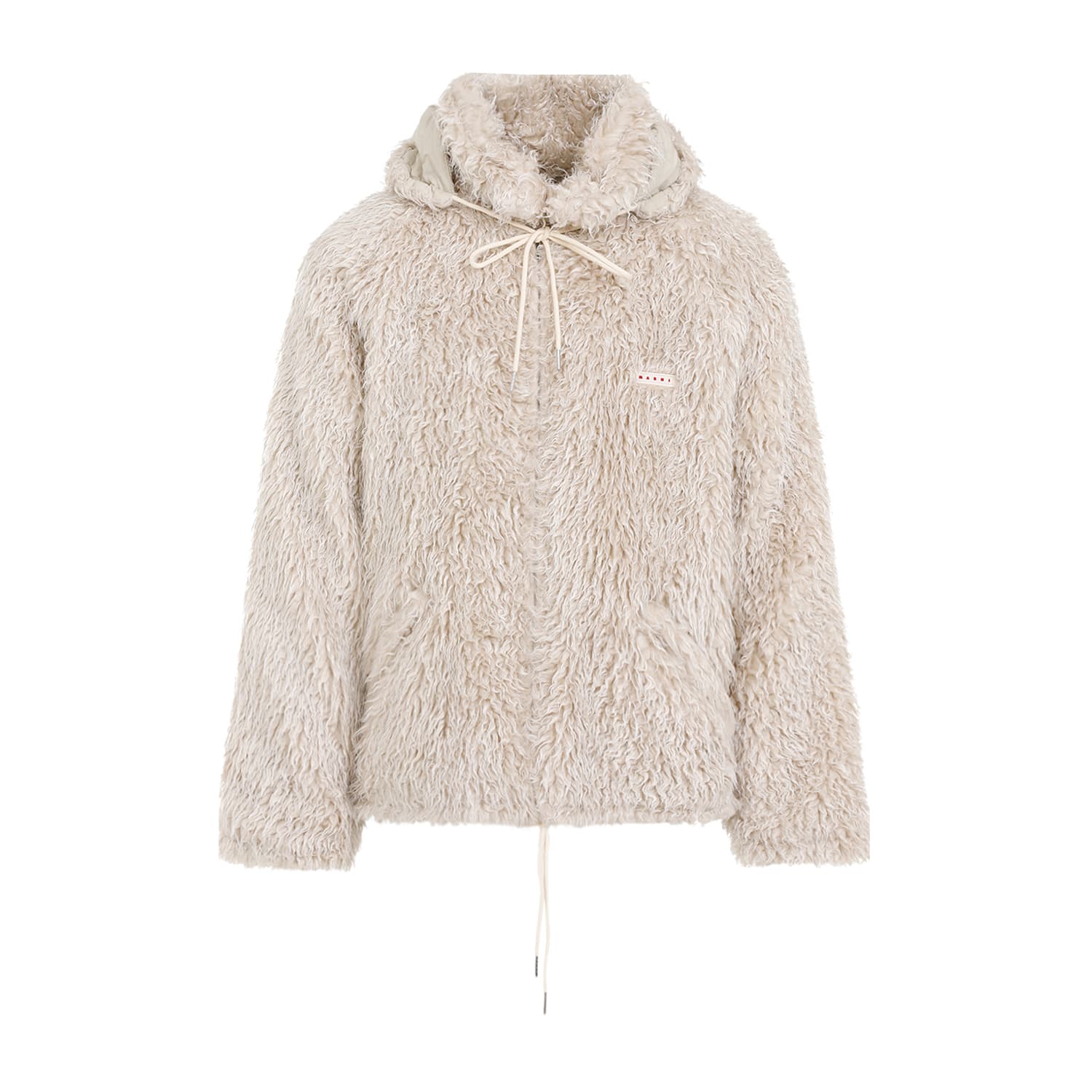 Shop Marni Polyester Jacket In Glass