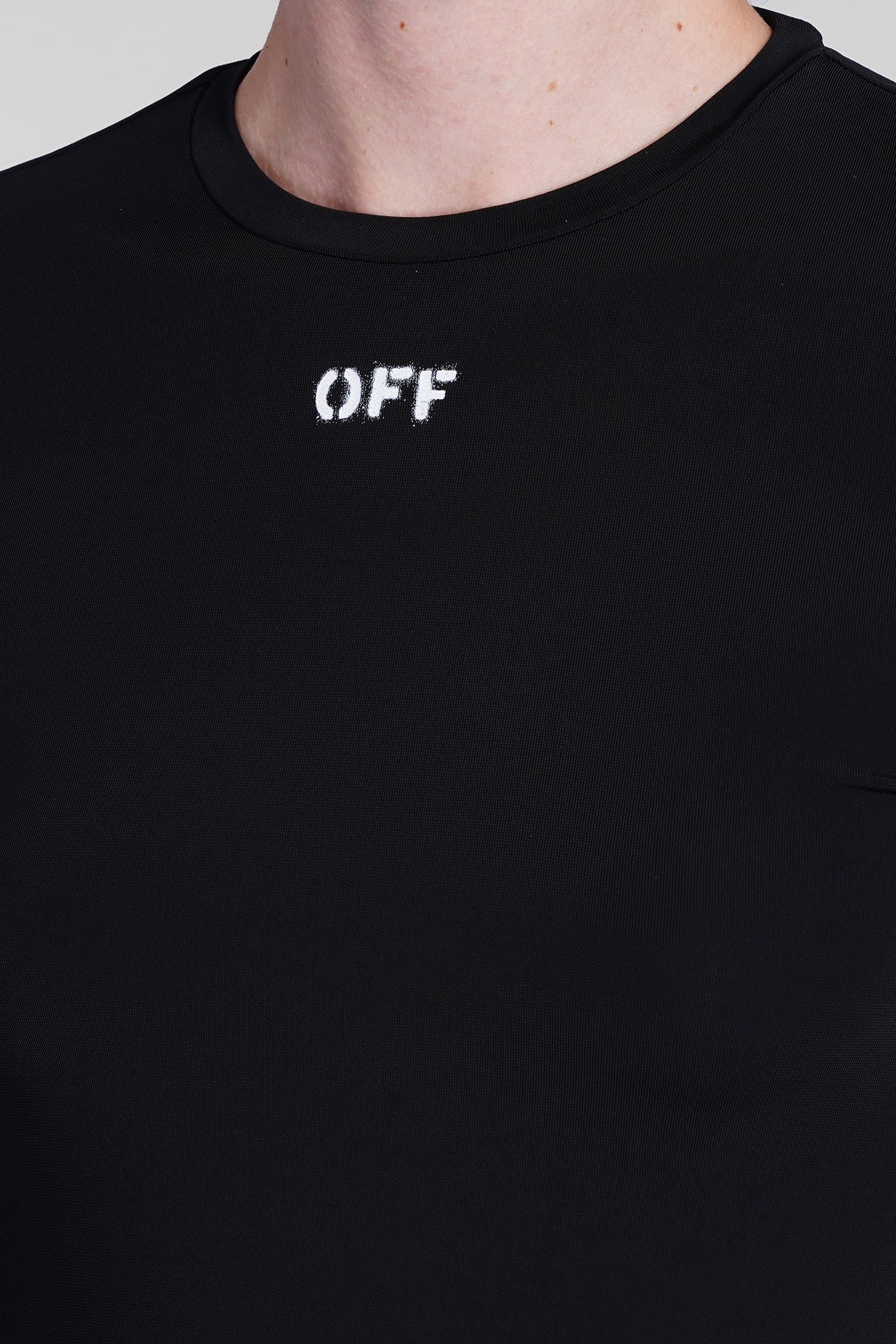 Shop Off-white Topwear In Black Viscose