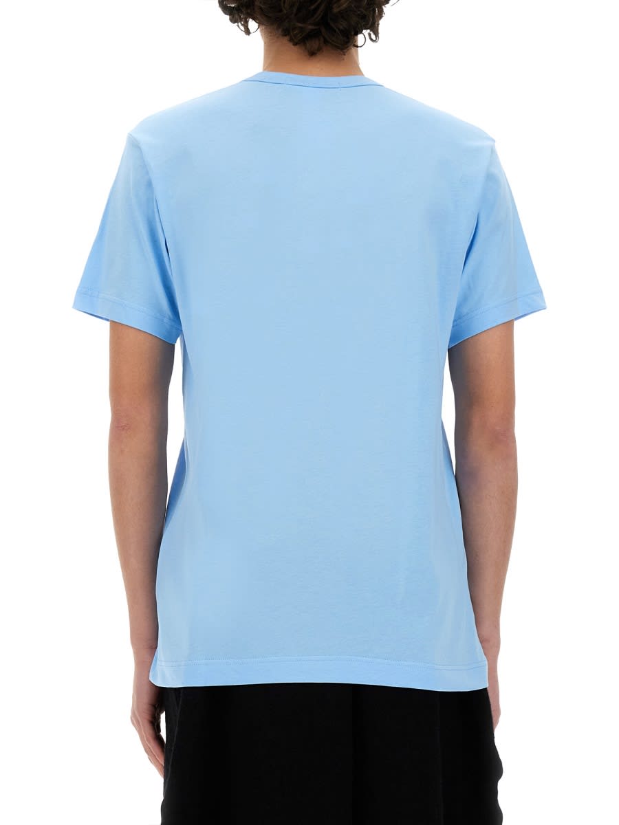 Shop Comme Des Garçons Shirt Jersey T-shirt In Blue
