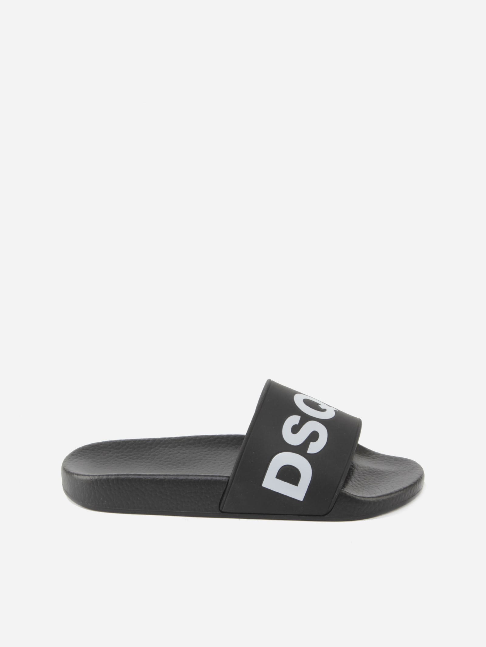 Dsquared2 Dsq2 Black Logo Sandals