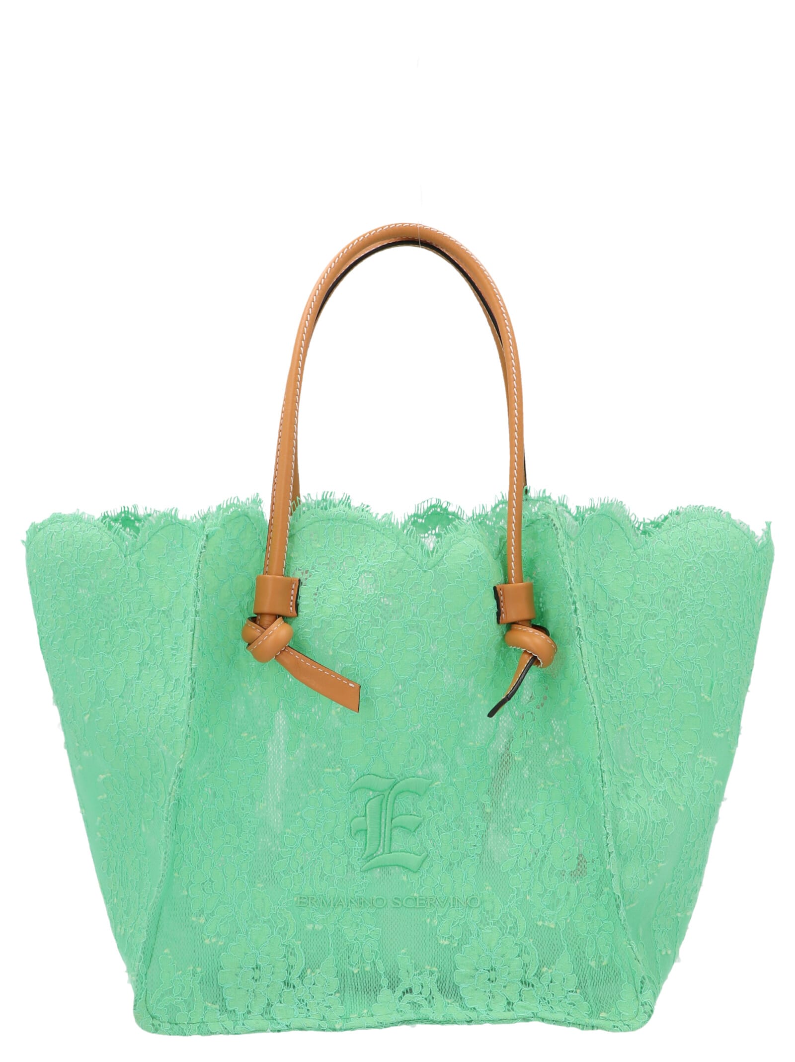 Ermanno Scervino Lace Shopping Bag