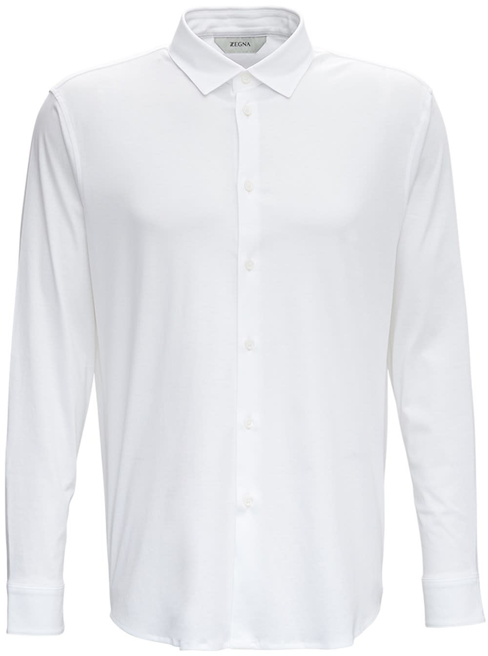 Z Zegna Ultralight White Cotton Shirt