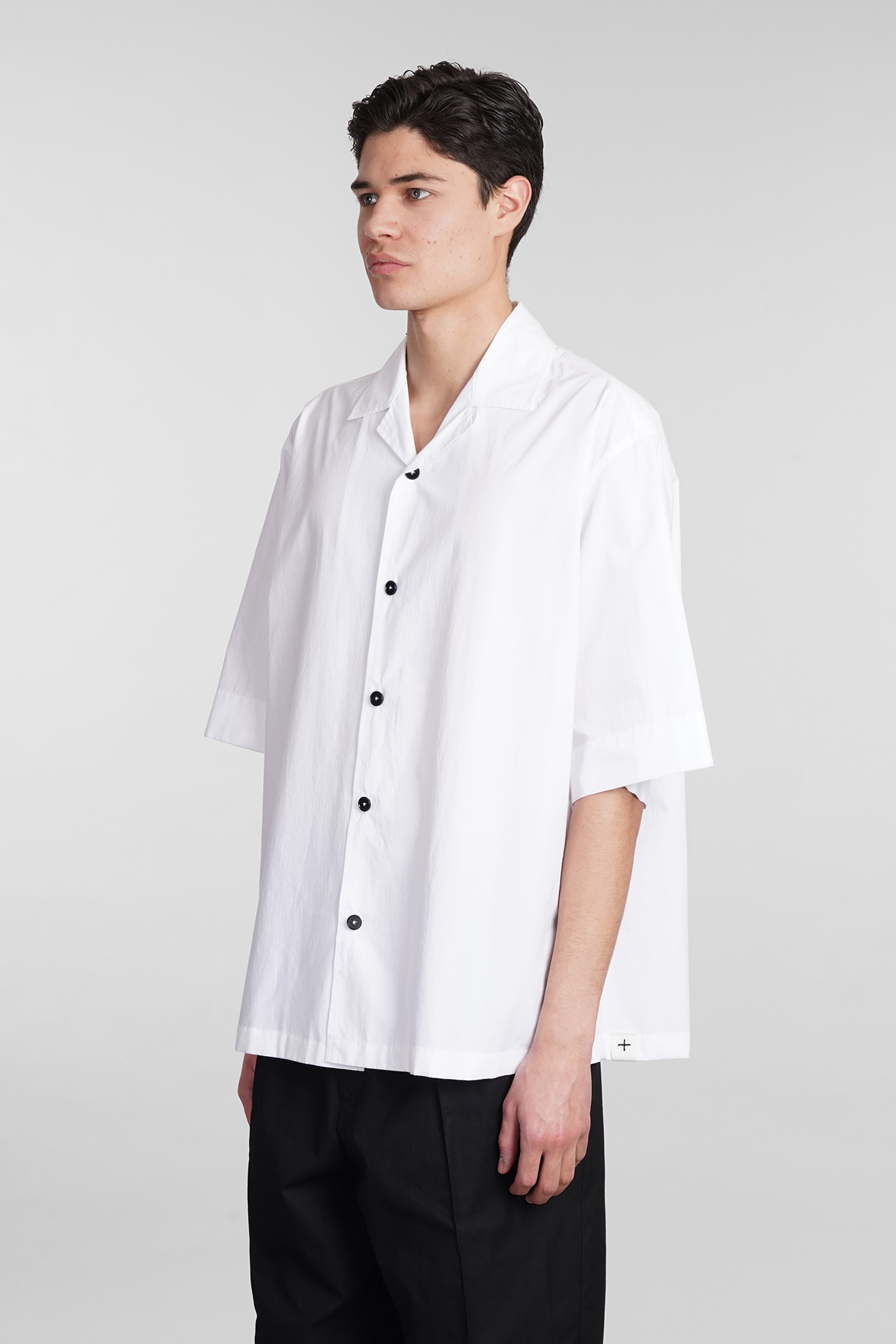 Shop Jil Sander Shirt In White Cotton