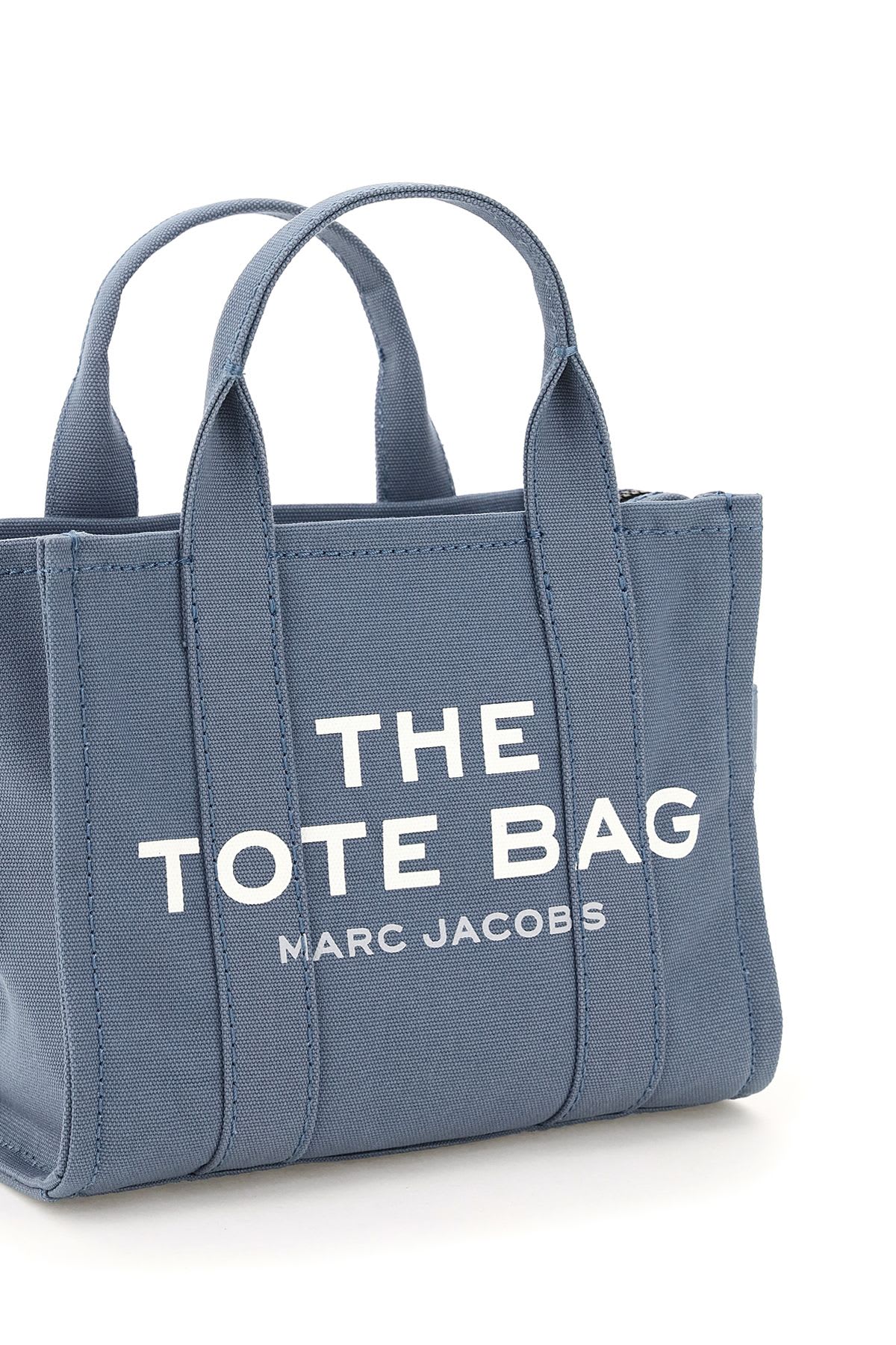 Shop Marc Jacobs The Traveler Tote Bag Mini In Blue Shadow