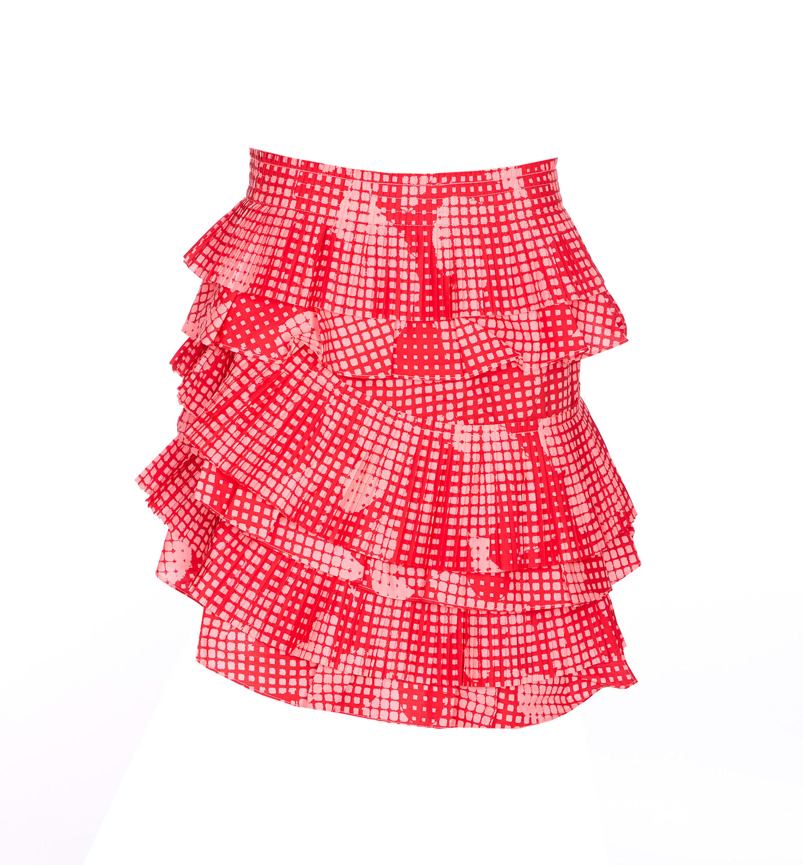 Hupaul Ruffle Mini Skirt