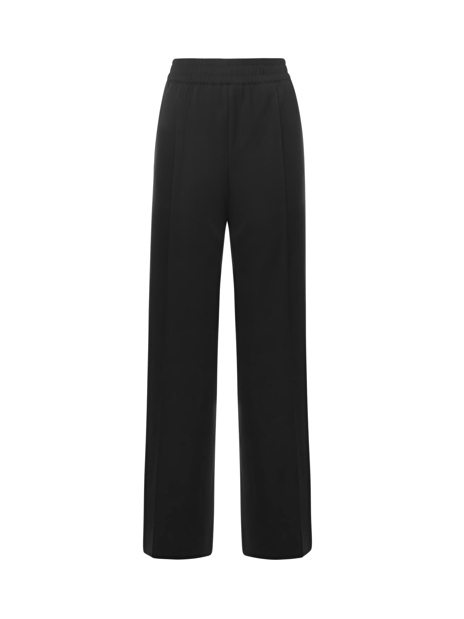 Dolce & Gabbana High-waisted Wide-leg Trousers In Black