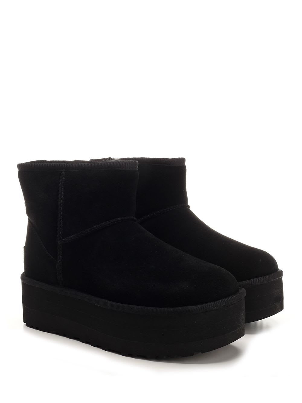 Ugg Classic Mini Platform Boots In Black
