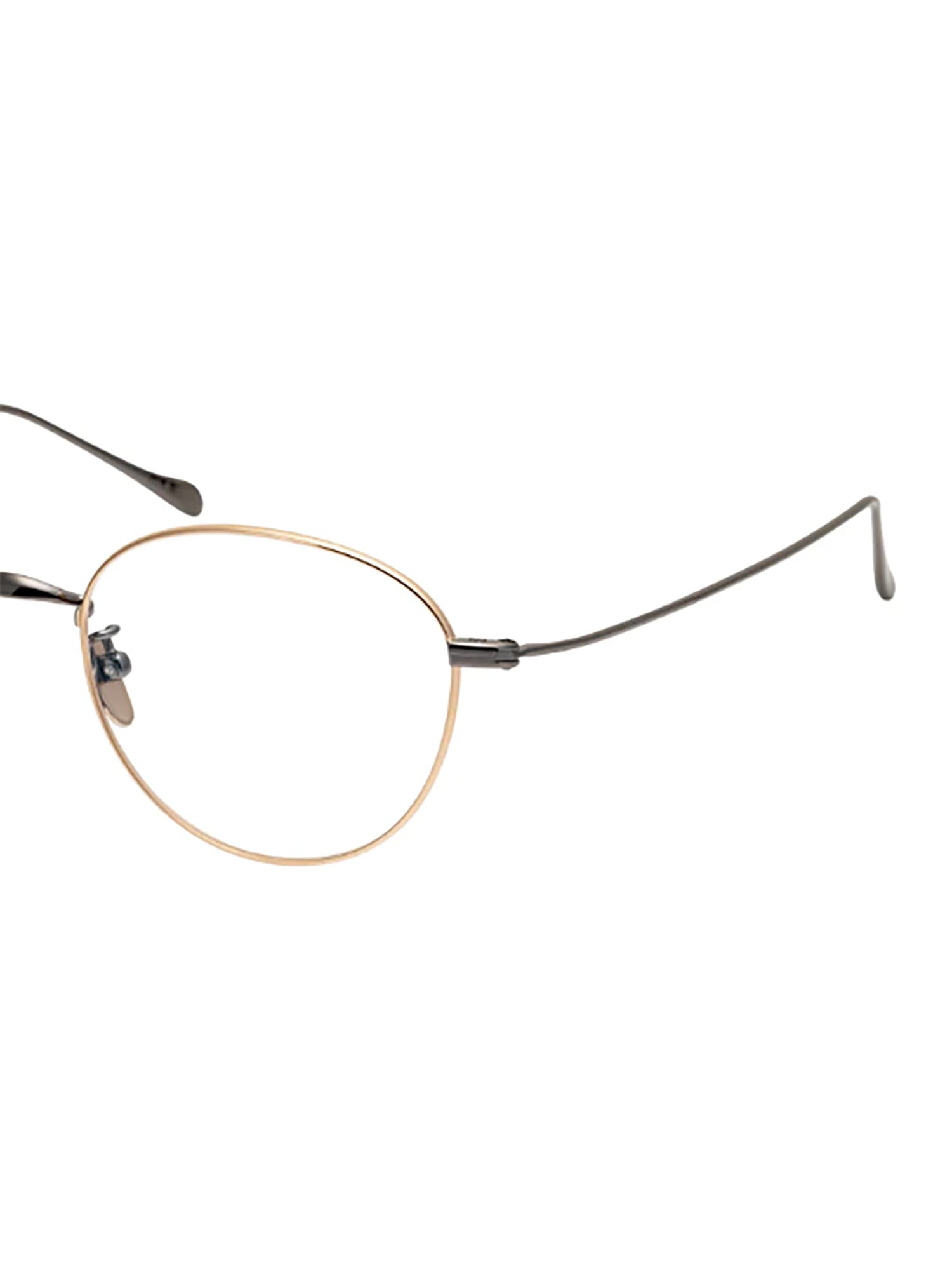 Masunaga Gms/396bt+ Eyewear In Gold