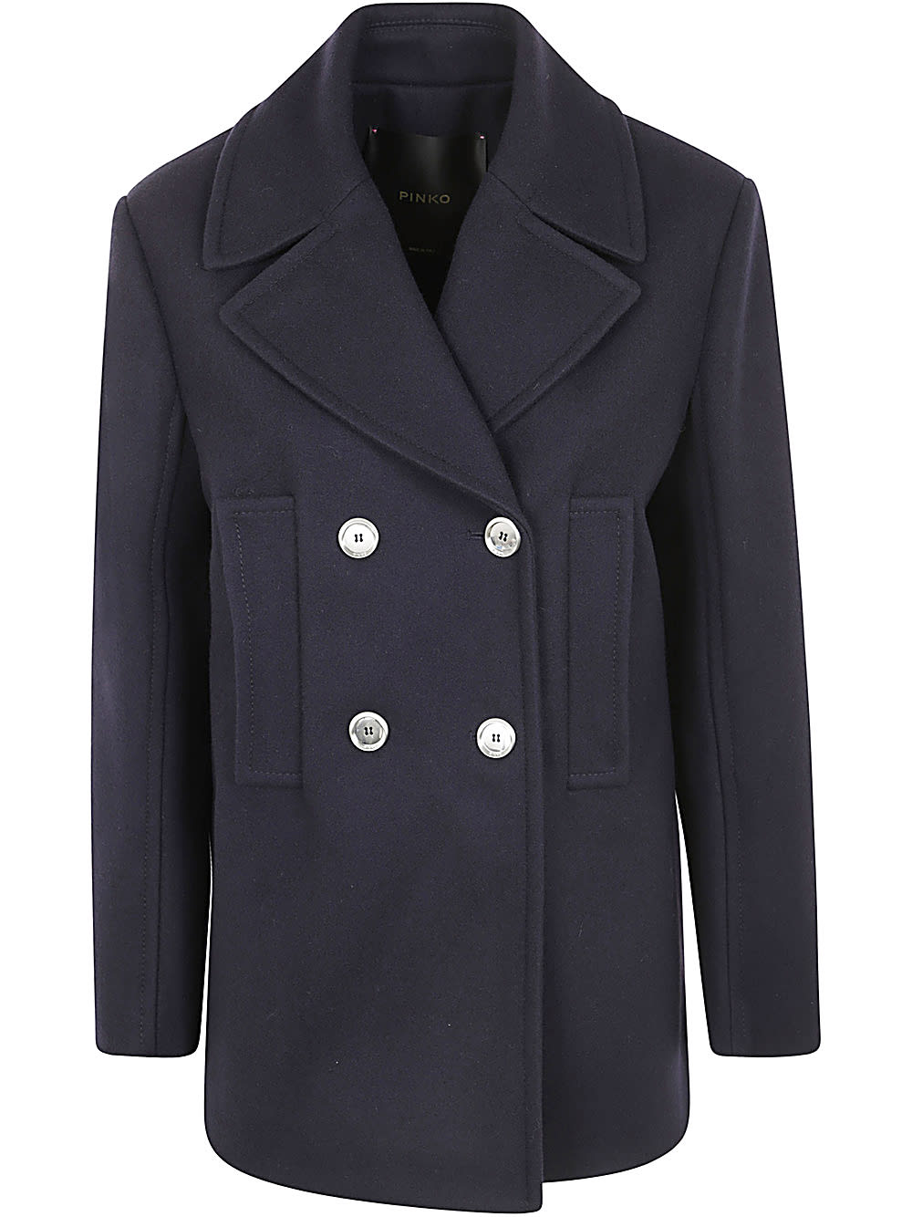 Shop Pinko Canada Peacoat In Marine Blue