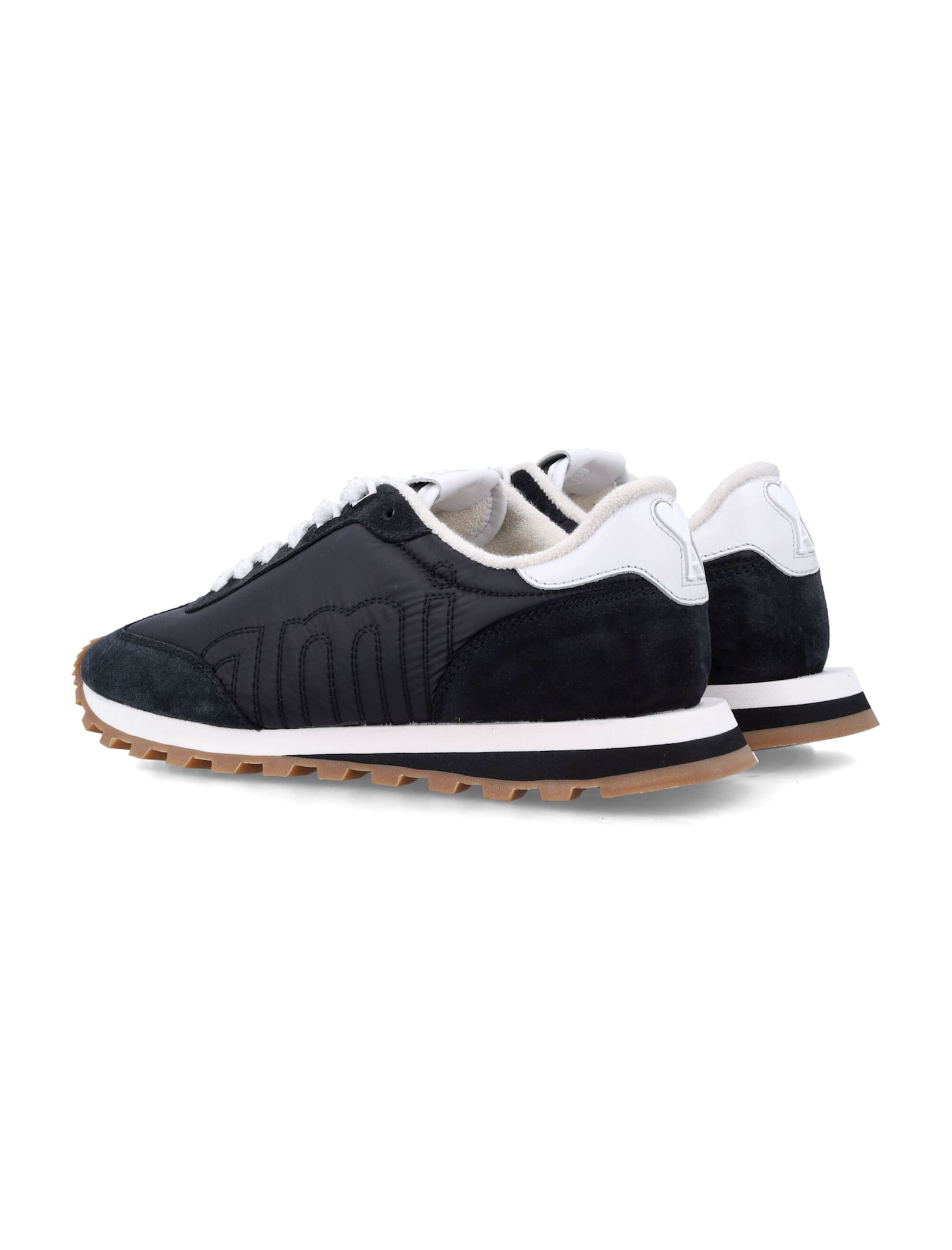 Shop Ami Alexandre Mattiussi Ami New Rush Sneakers In Black