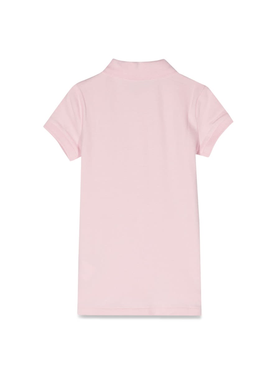 Shop Polo Ralph Lauren Ss Polo Shir-tops-knit In Pink