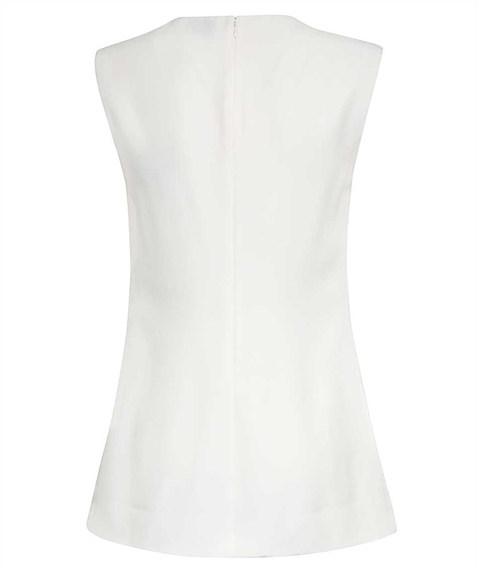 Shop Burberry Satin Blouse In White