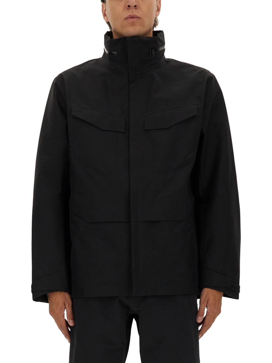 Arc'teryx Jacket With Foldable Hood In Black
