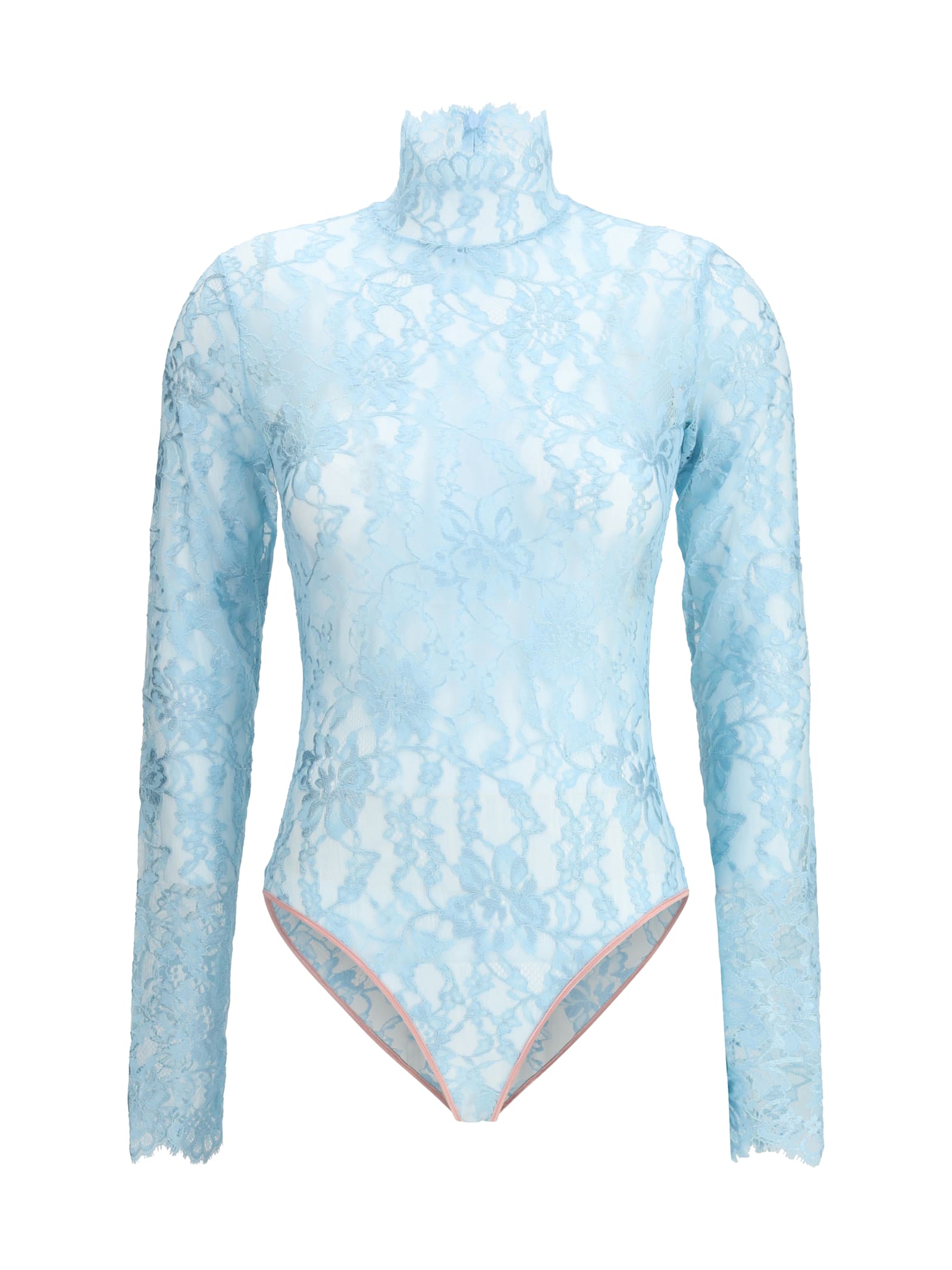 Valentino Long-sleeved Jumpsuit In Blue