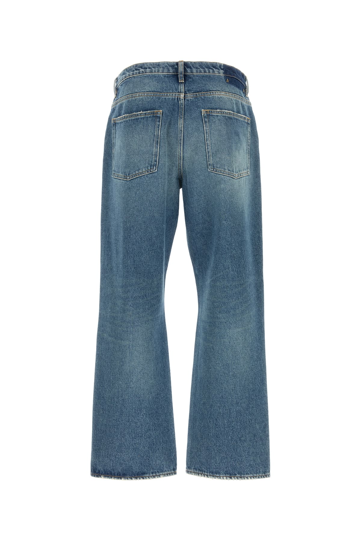 Golden Goose Blue Jeans With Belt Loops In Blue