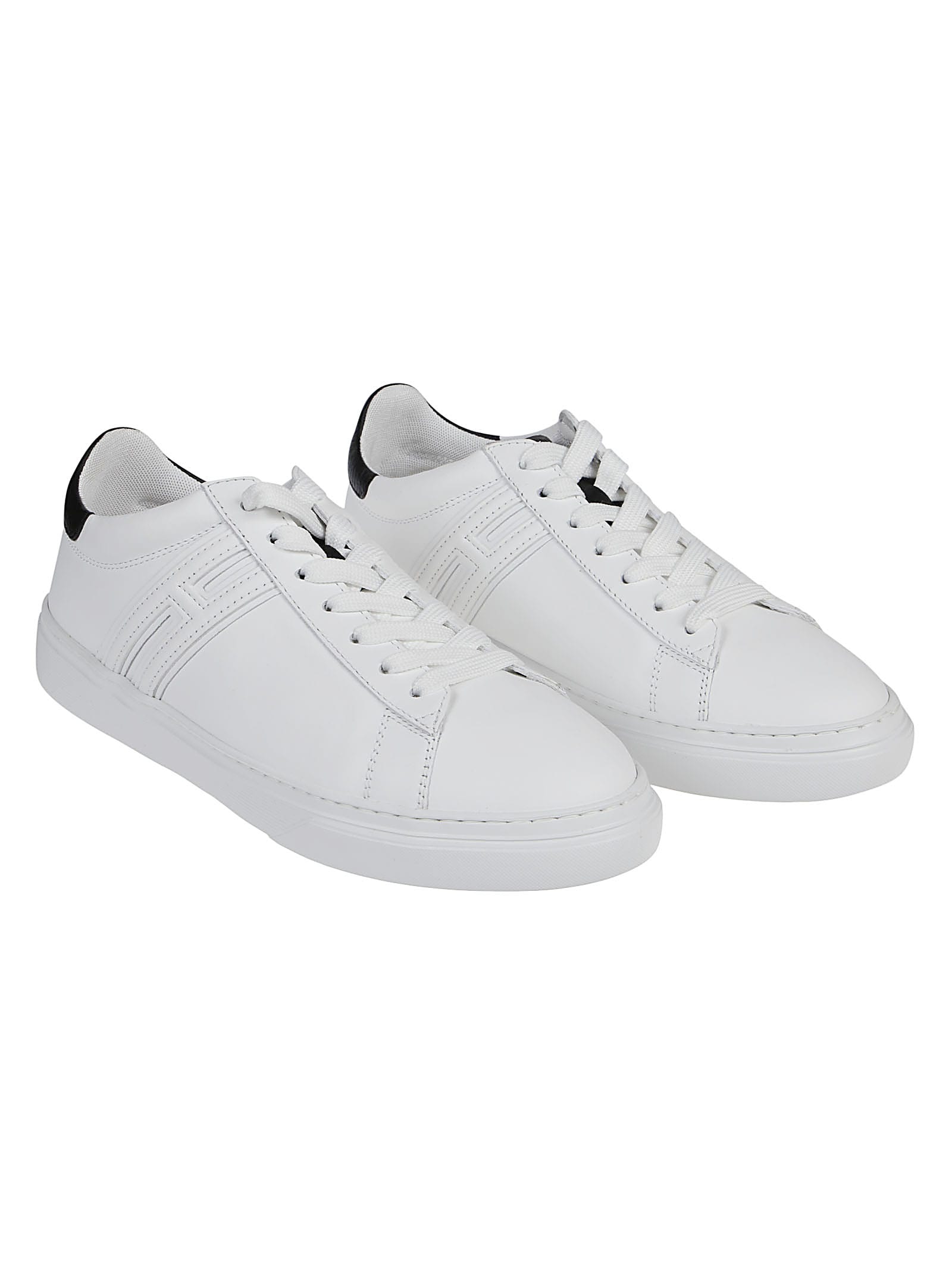 Shop Hogan H365 Sneakers In Bianco/nero