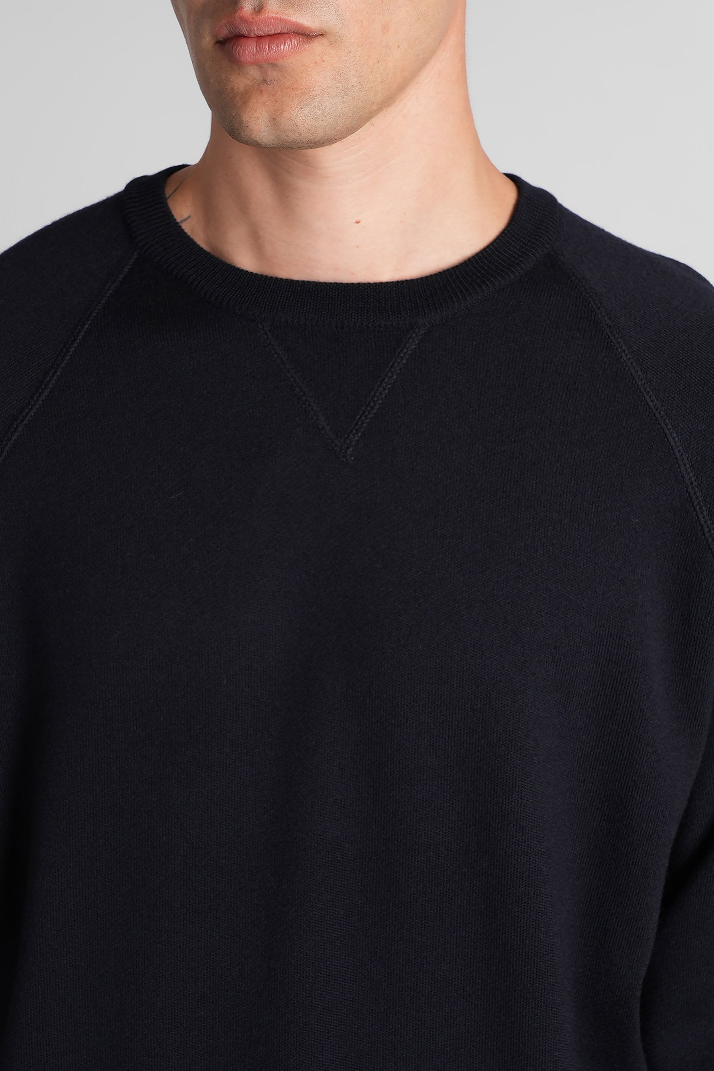 Barena Venezia Griego Knitwear In Blue Wool In Black