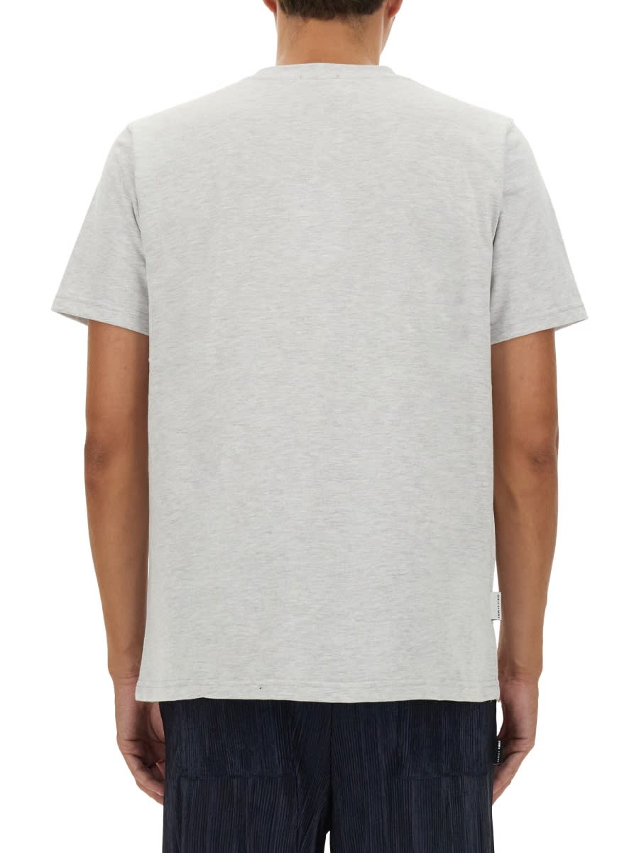 Family First Heart T-shirt In Grey