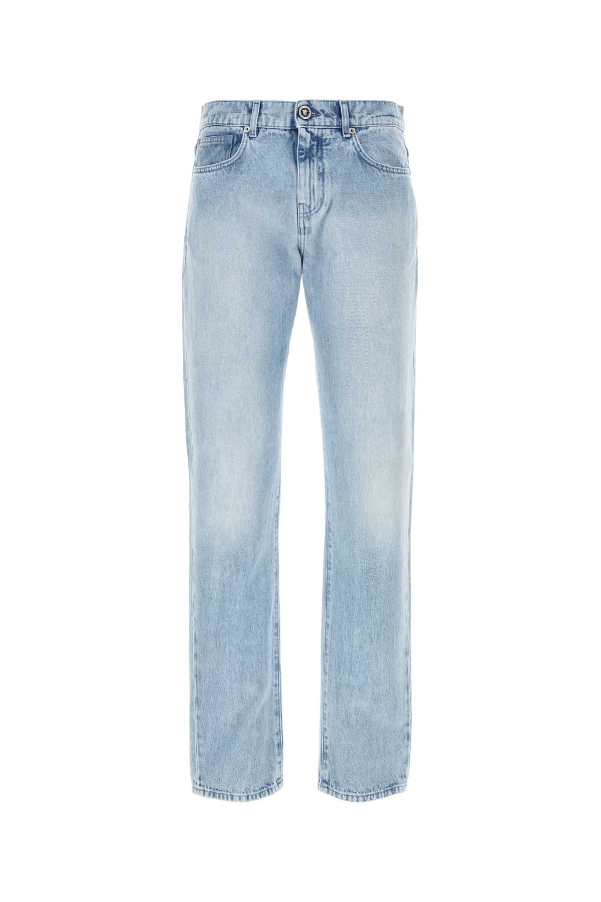 Versace Denim Jeans In Blue