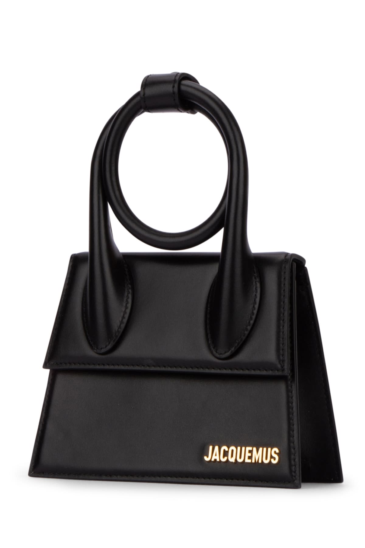 Shop Jacquemus Le Chiquito Noeud In Black