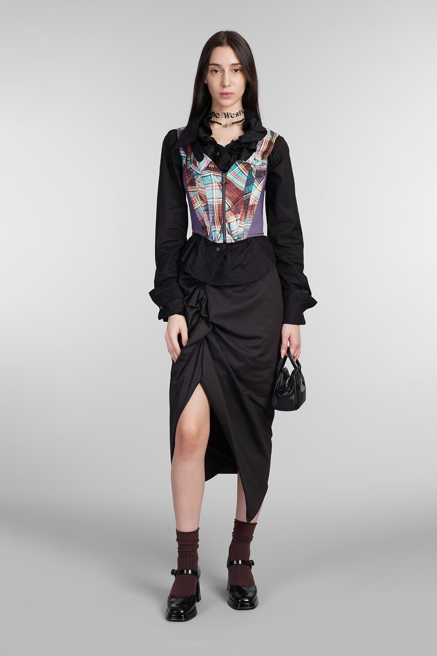 Shop Vivienne Westwood Shirt In Black Cotton