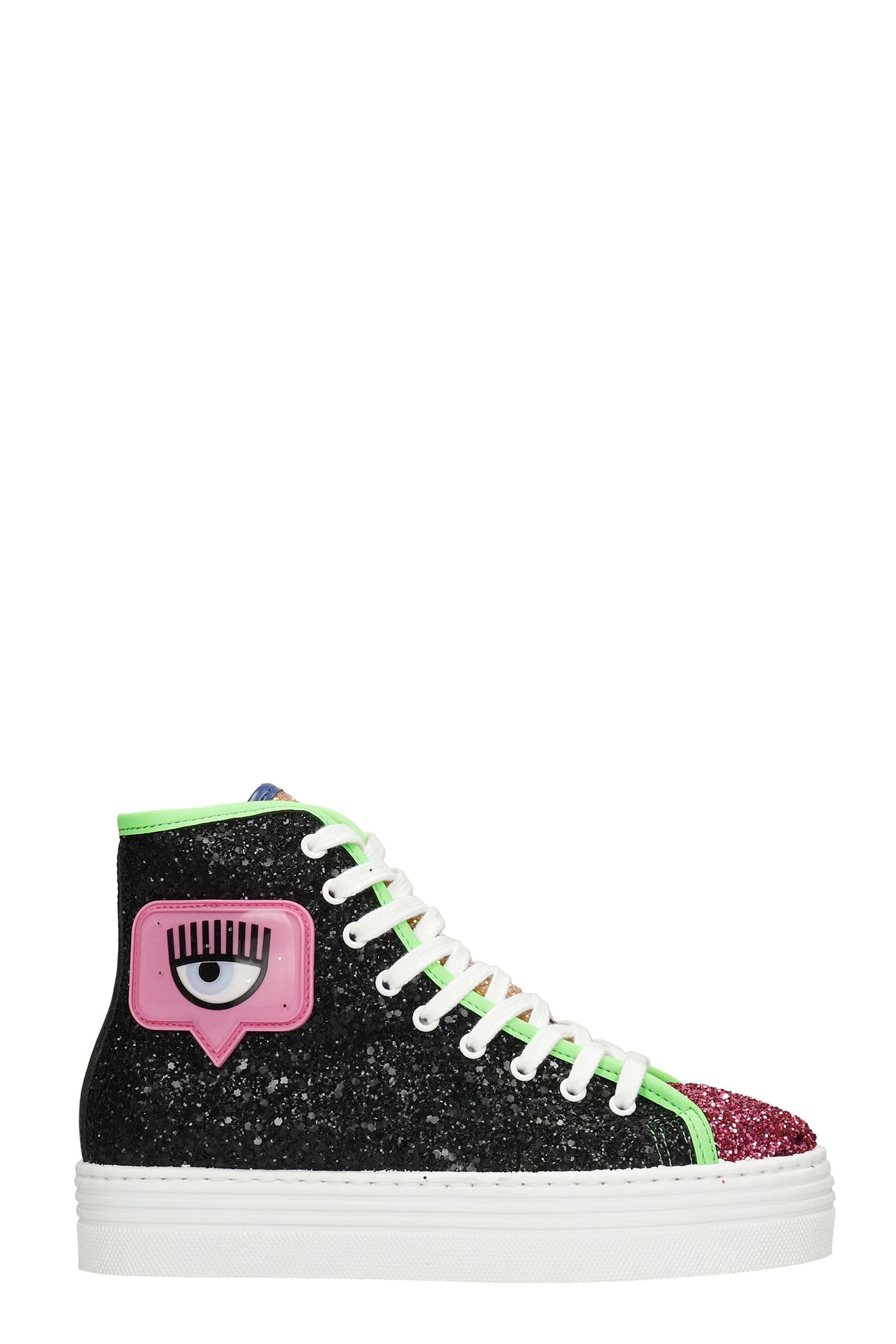 Chiara Ferragni Sneakers In Multicolor Glitter