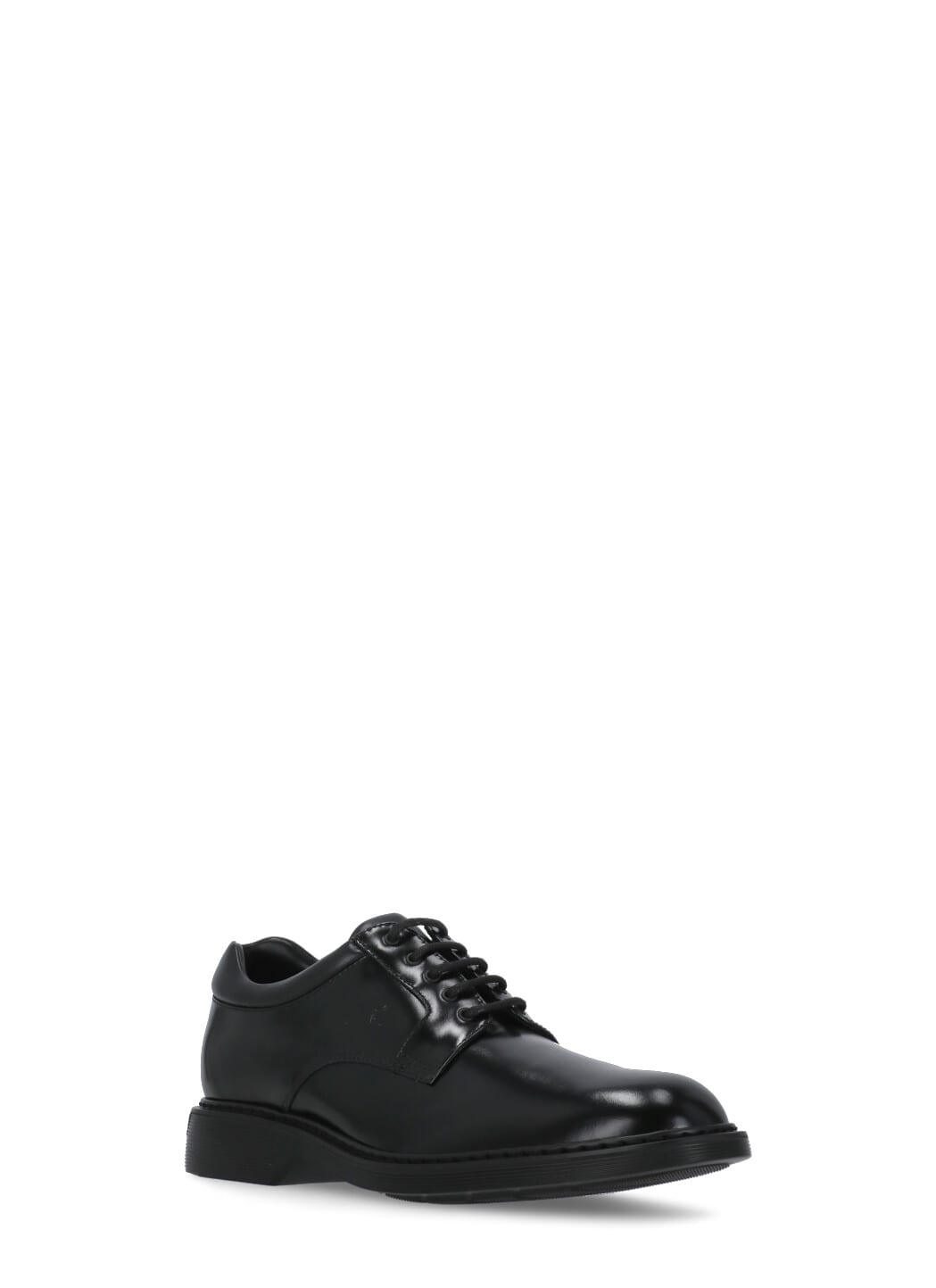 Shop Hogan H576 Lace-up Shoes In Black