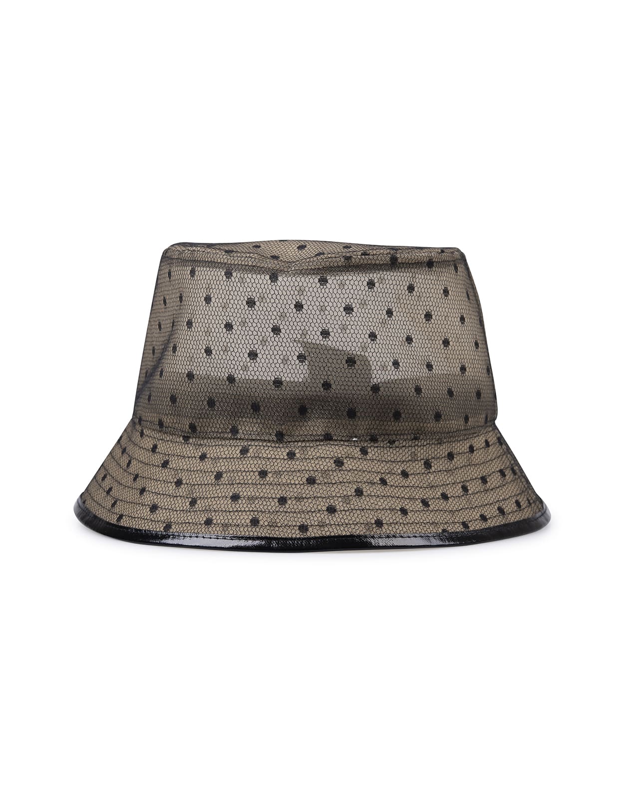 RED Valentino Woman Bucket Hat In Gabardine And Tulle Point Desprit