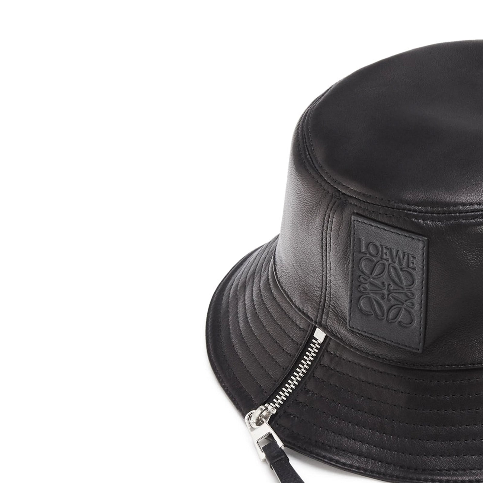 LOEWE LEATHER FISHERMAN HAT 