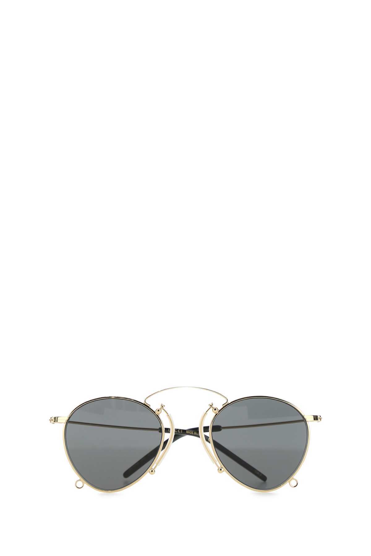 Shop Gucci Metal Sunglasses In 8012
