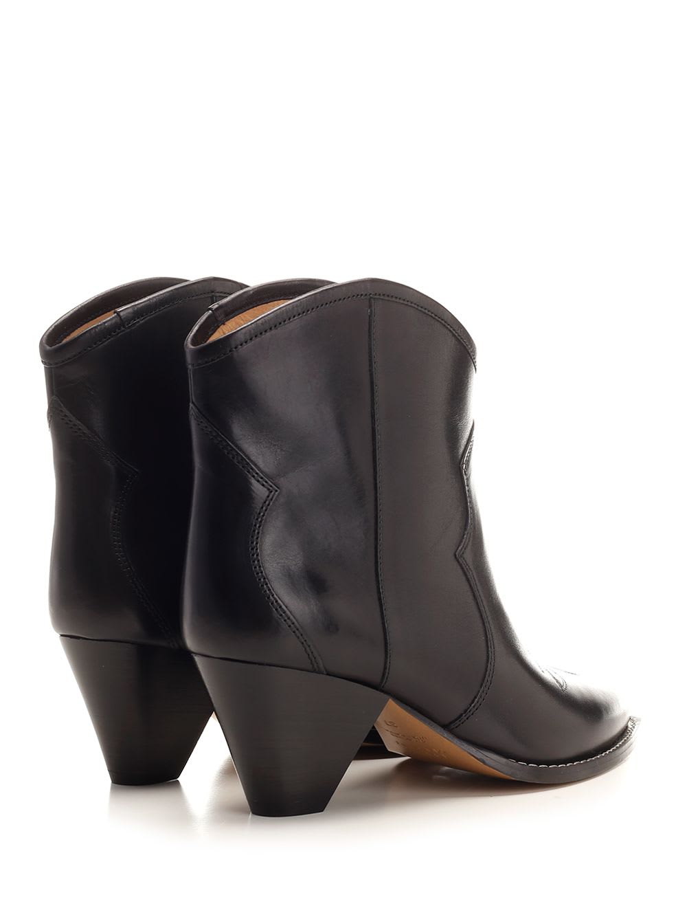 Shop Isabel Marant Darizo Ankle Boots In Black