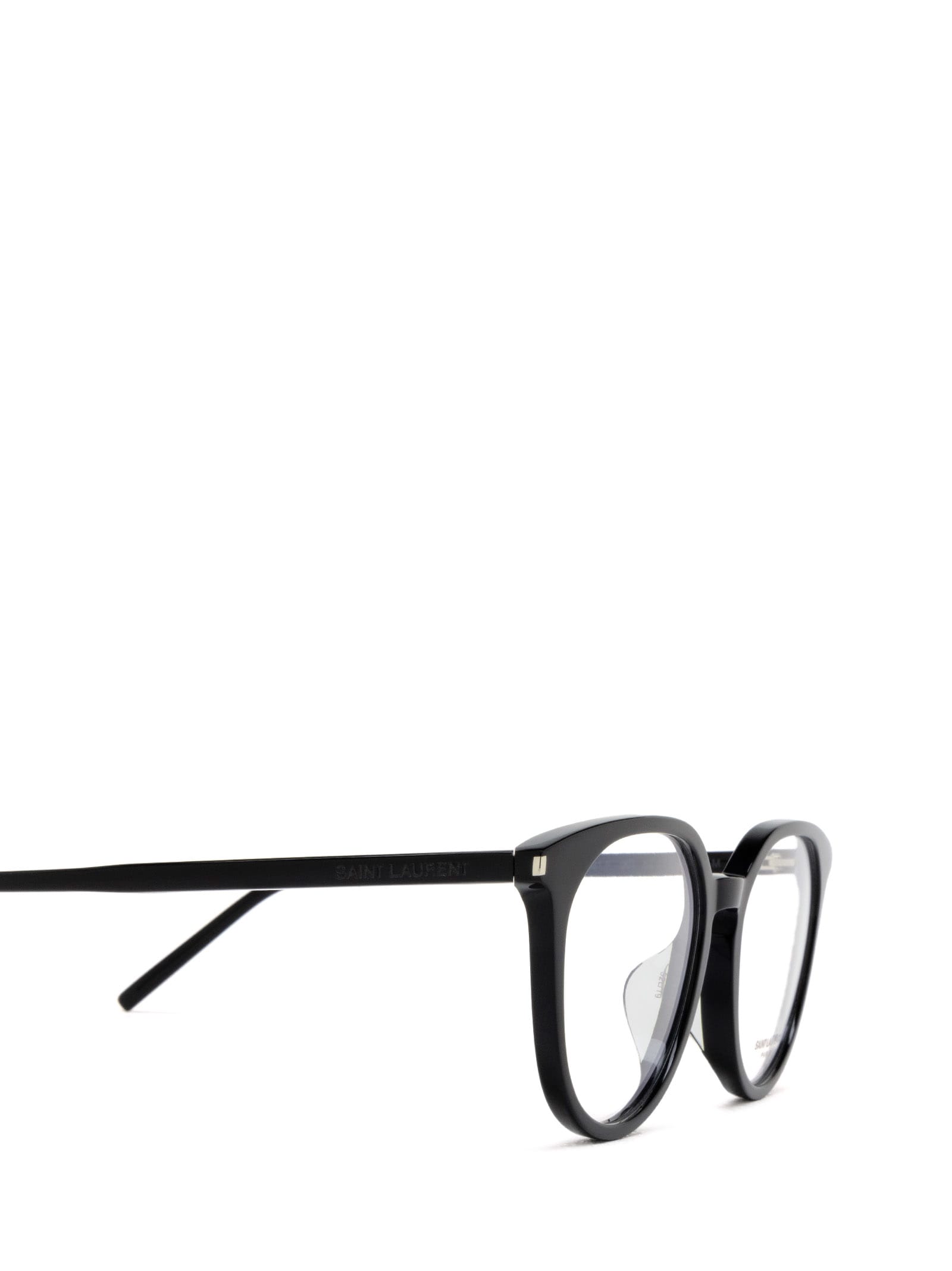 Shop Saint Laurent Sl 681/f Black Glasses