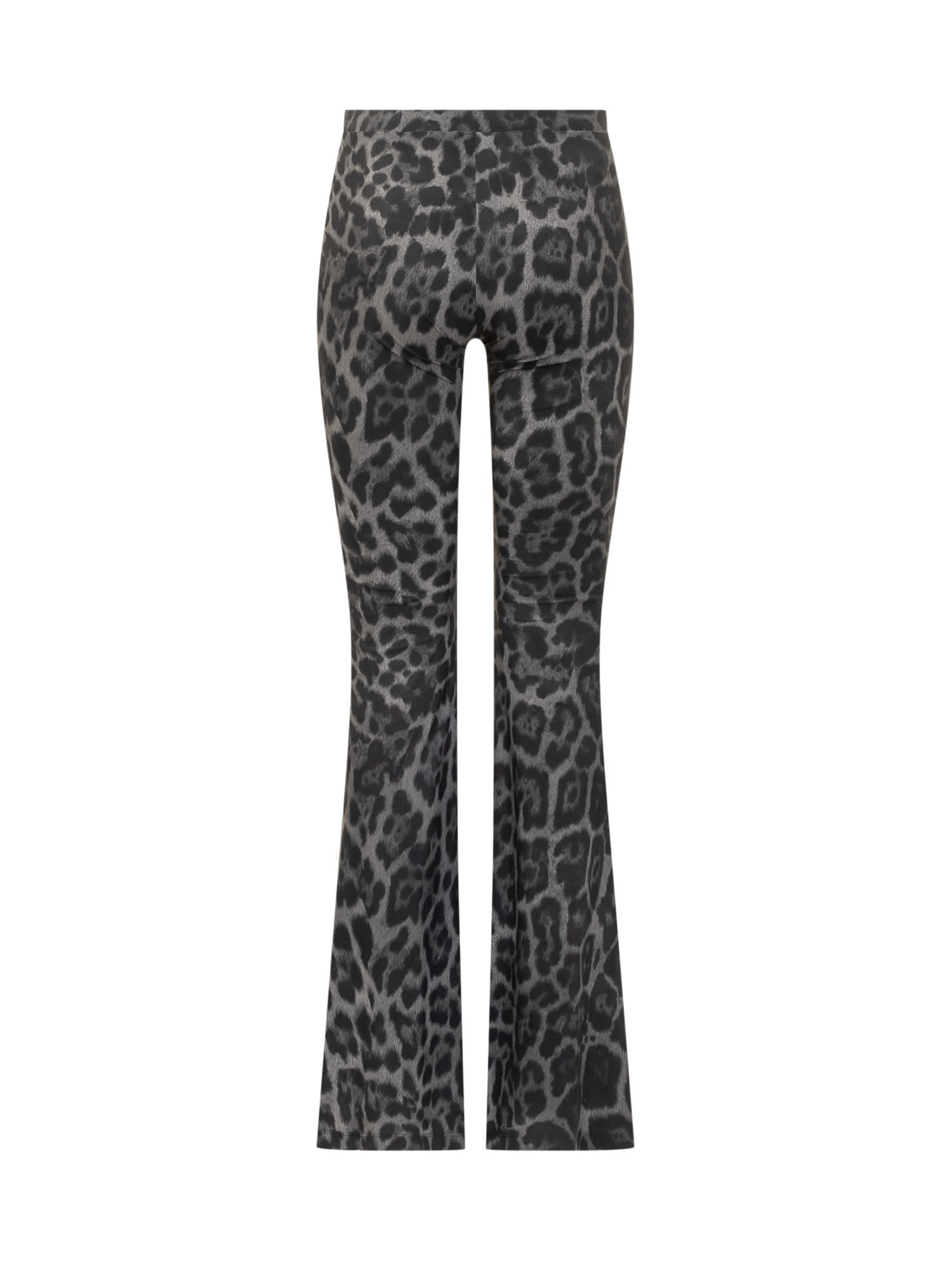 Stella Mccartney Leopard-print Trousers In Gold